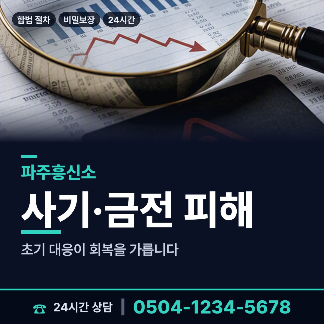 파주 광탄면 탐정추천 상담 안내